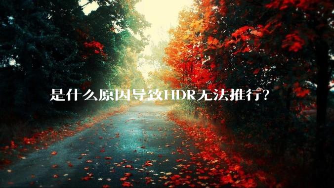 是什么原因导致HDR无法推行？