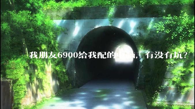 我朋友6900给我配的电脑，有没有坑？