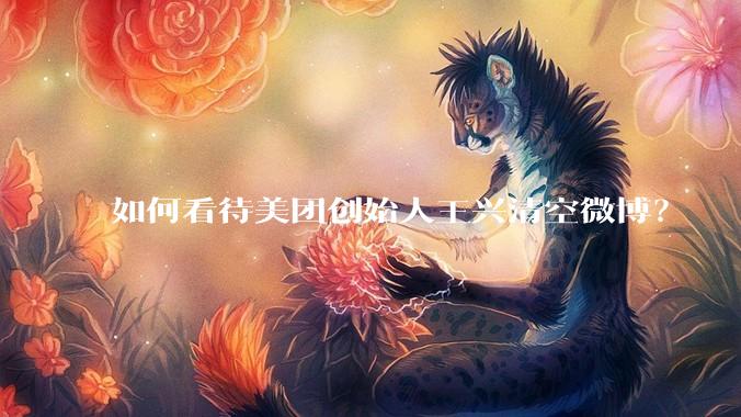 如何看待美团创始人王兴清空微博？