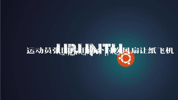 运动员张国伟用两个对吹风扇让纸飞机「悬停」，这是怎么实现的？从物理学角度如何解释？